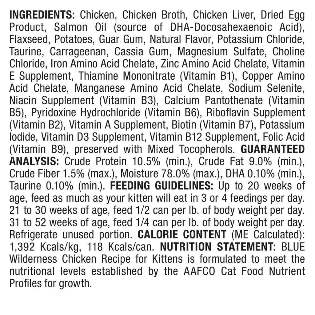 Grain Free Chicken Kitten Food M44763