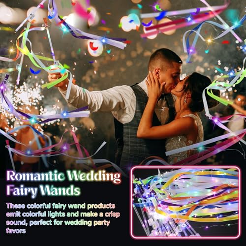 100 PCS Light Up Wands with 3 Colorful Flashing Modes L48673