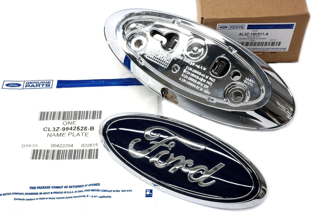 Ford F-150 Tailgate Back Up Camera Housing Bezel & Emblem X457719