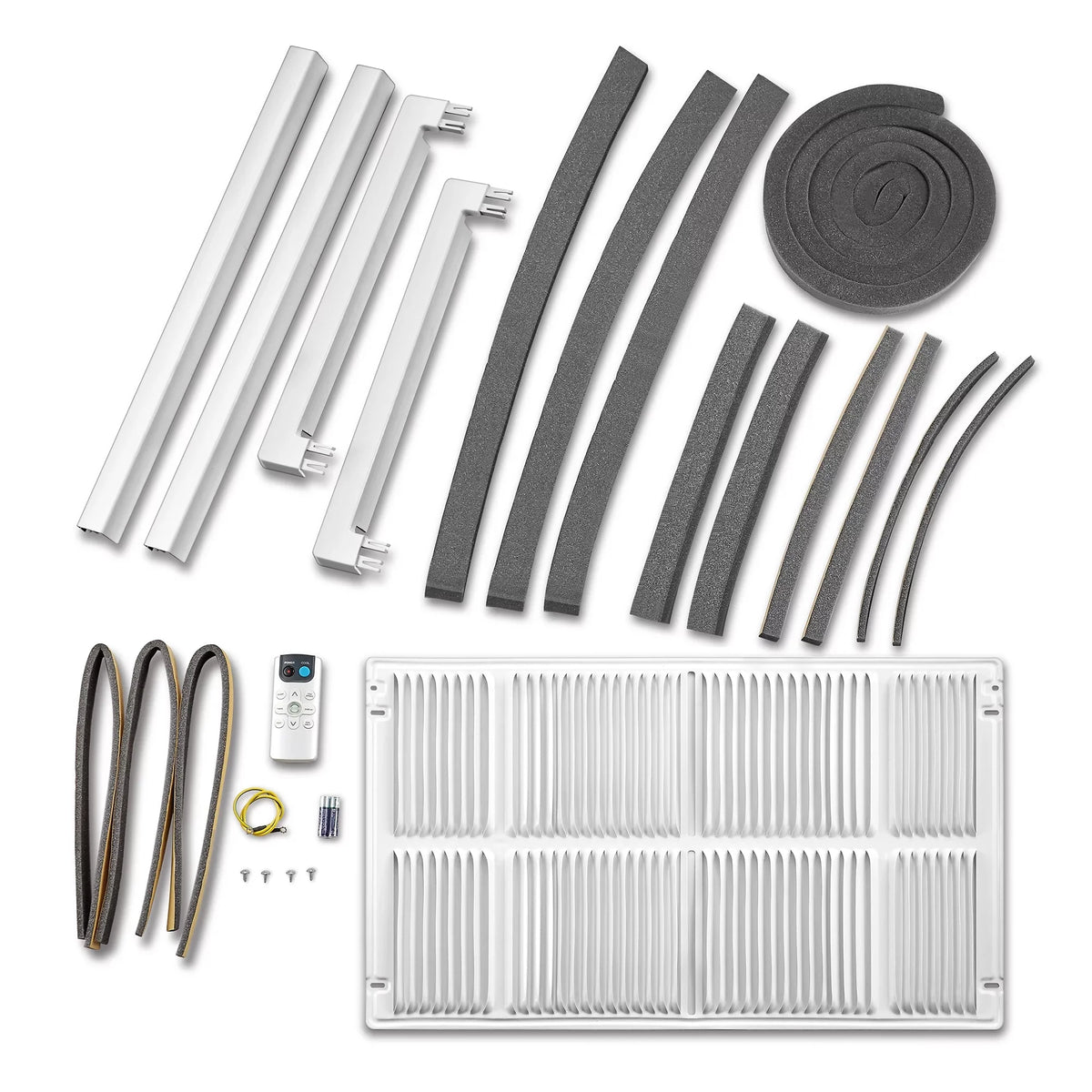 12,000 BTU 115-Volt Window Air Conditioner with Remote, White Y7869