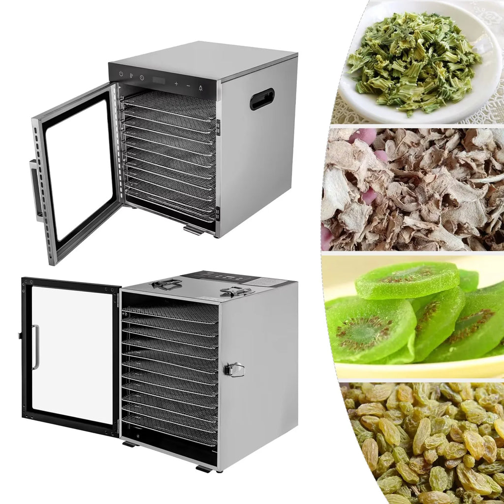 10-Tray Stainless Steel Food Dehydrator L6647