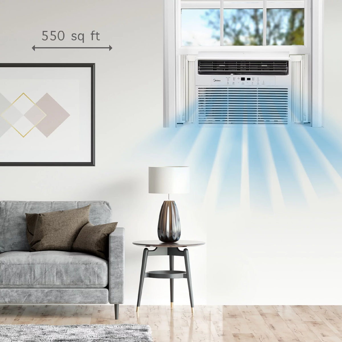 10,000 BTU 115V Smart Window Air Conditioner C61790