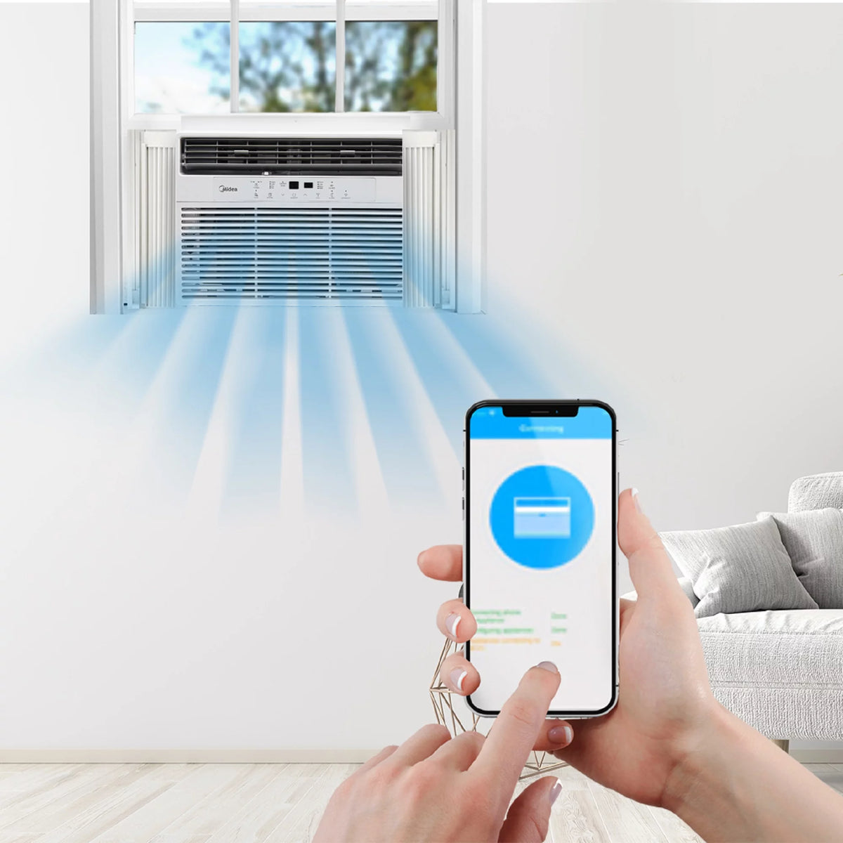 10,000 BTU 115V Smart Window Air Conditioner C61790