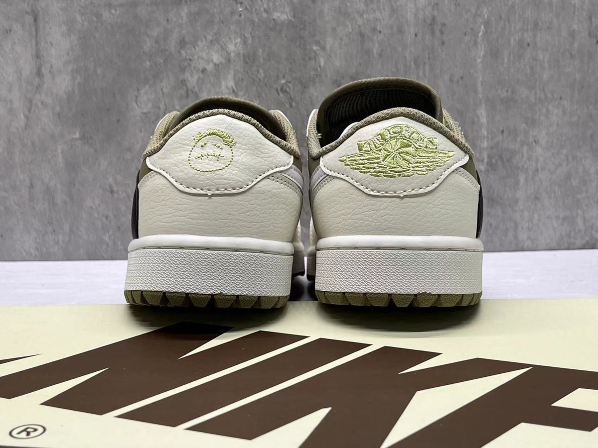 Travis Scott x Air Jordan 1 Low Golf 'Neutral Olive'