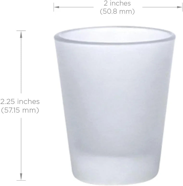 1.5 Oz 12 Pack Frosted Clear Shot Glass Set K995764