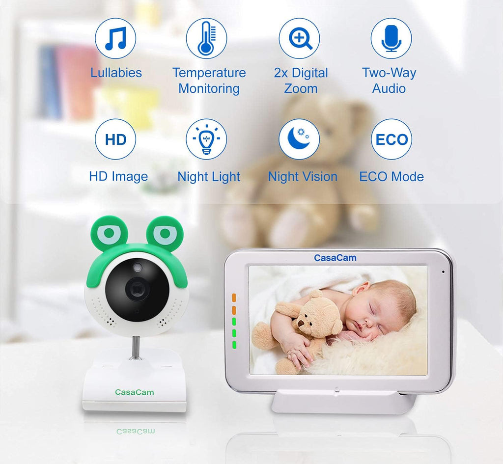 Video Baby Monitor with 5 Touchscreen and HD Clip Camera Y703315