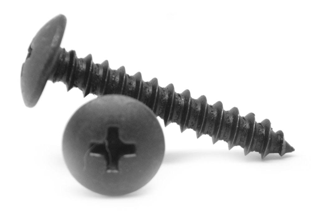 #10-12 x 5/8 Phillips Truss Head Sheet Metal Screw Black Oxide E4177