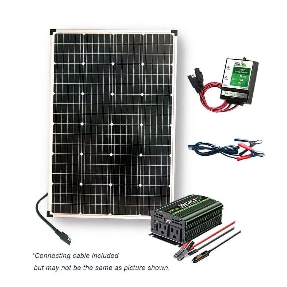 110 Watt Complete Solar Power Kit J833