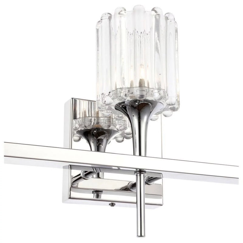 Chrome Glass Bath Light K2396