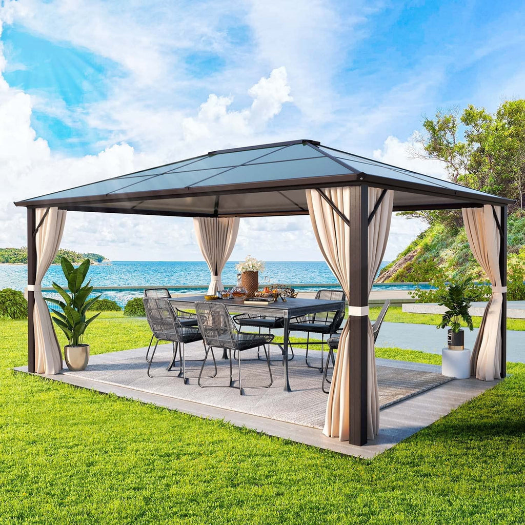 10' x 13' Hardtop Aluminum Gazebo U3283