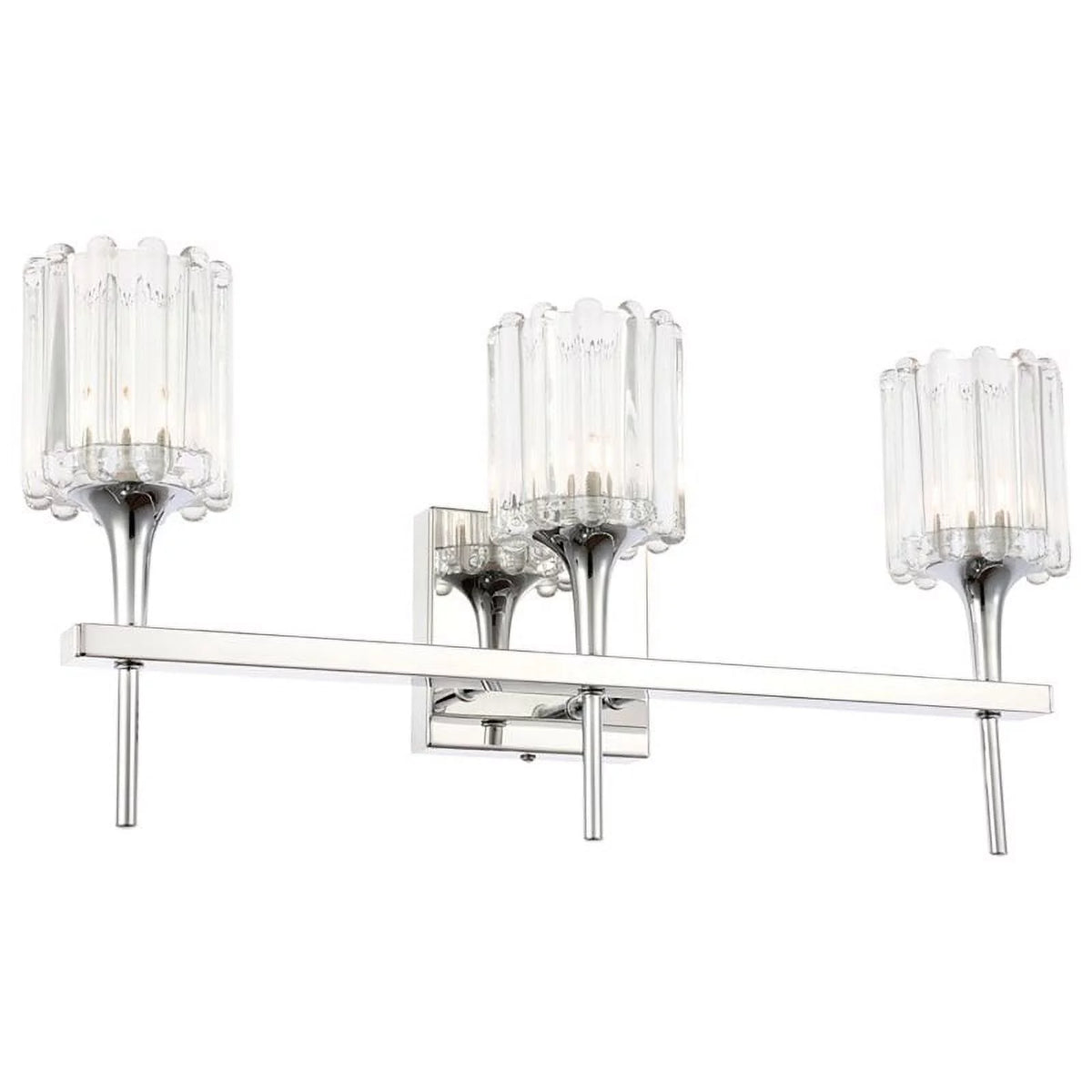 Chrome Glass Bath Light K2396