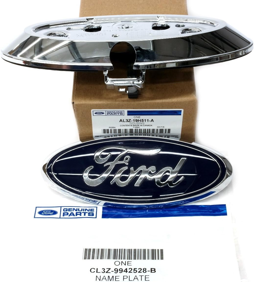 Ford F-150 Tailgate Back Up Camera Housing Bezel & Emblem X457719