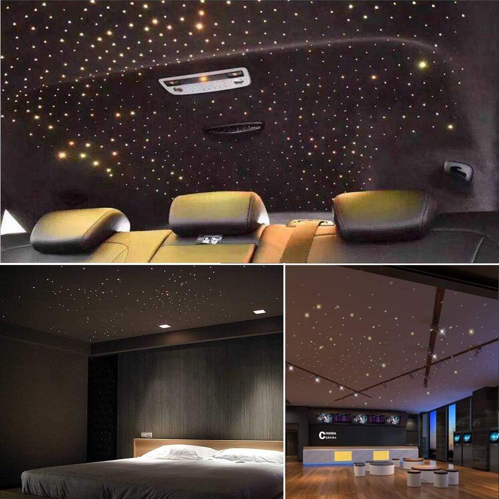10W RGBW Twinkle Music Effect Fiber Optic Lights Kit 450 Strands 9.8ft B72749