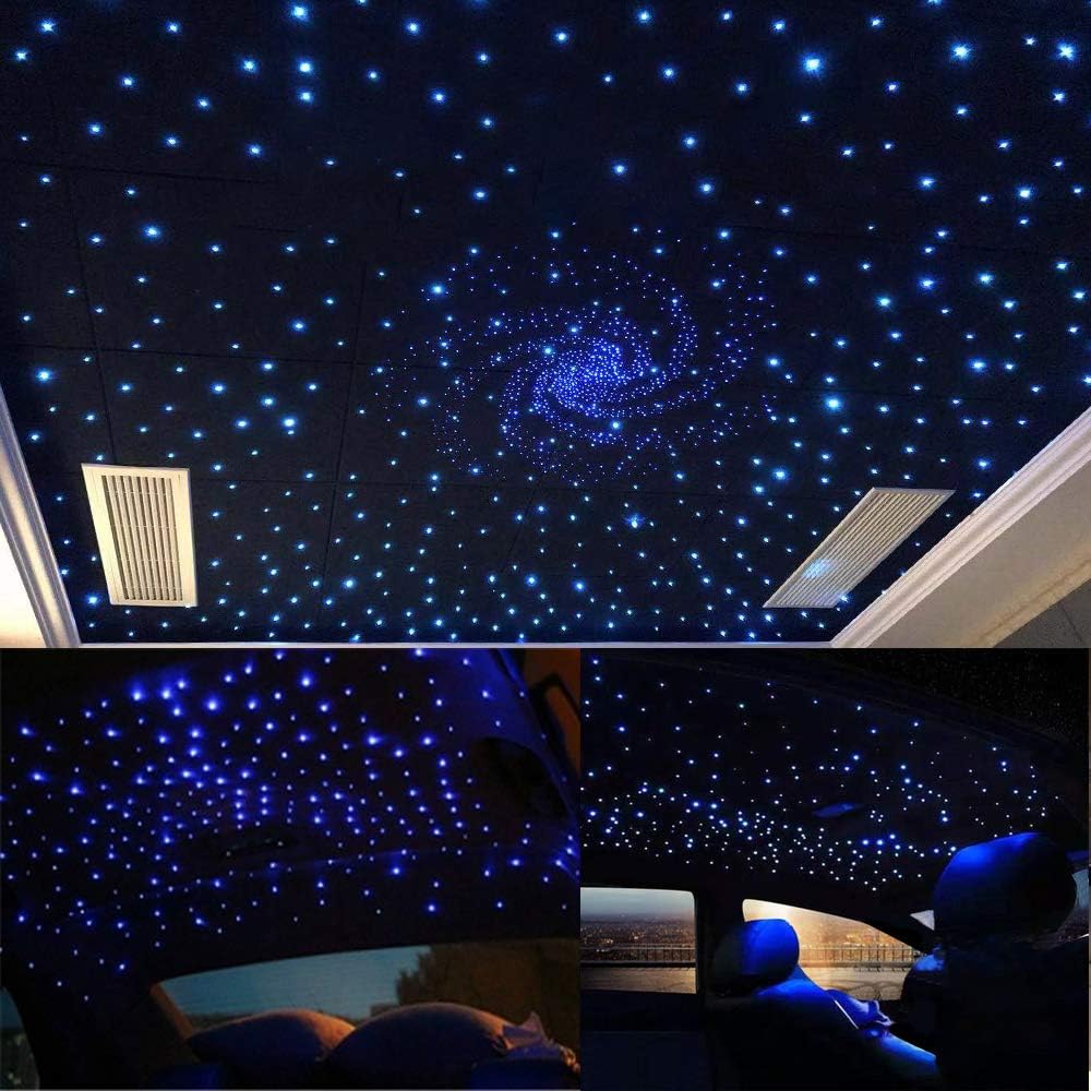 10W RGBW Twinkle Music Effect Fiber Optic Lights Kit 450 Strands 9.8ft B72749