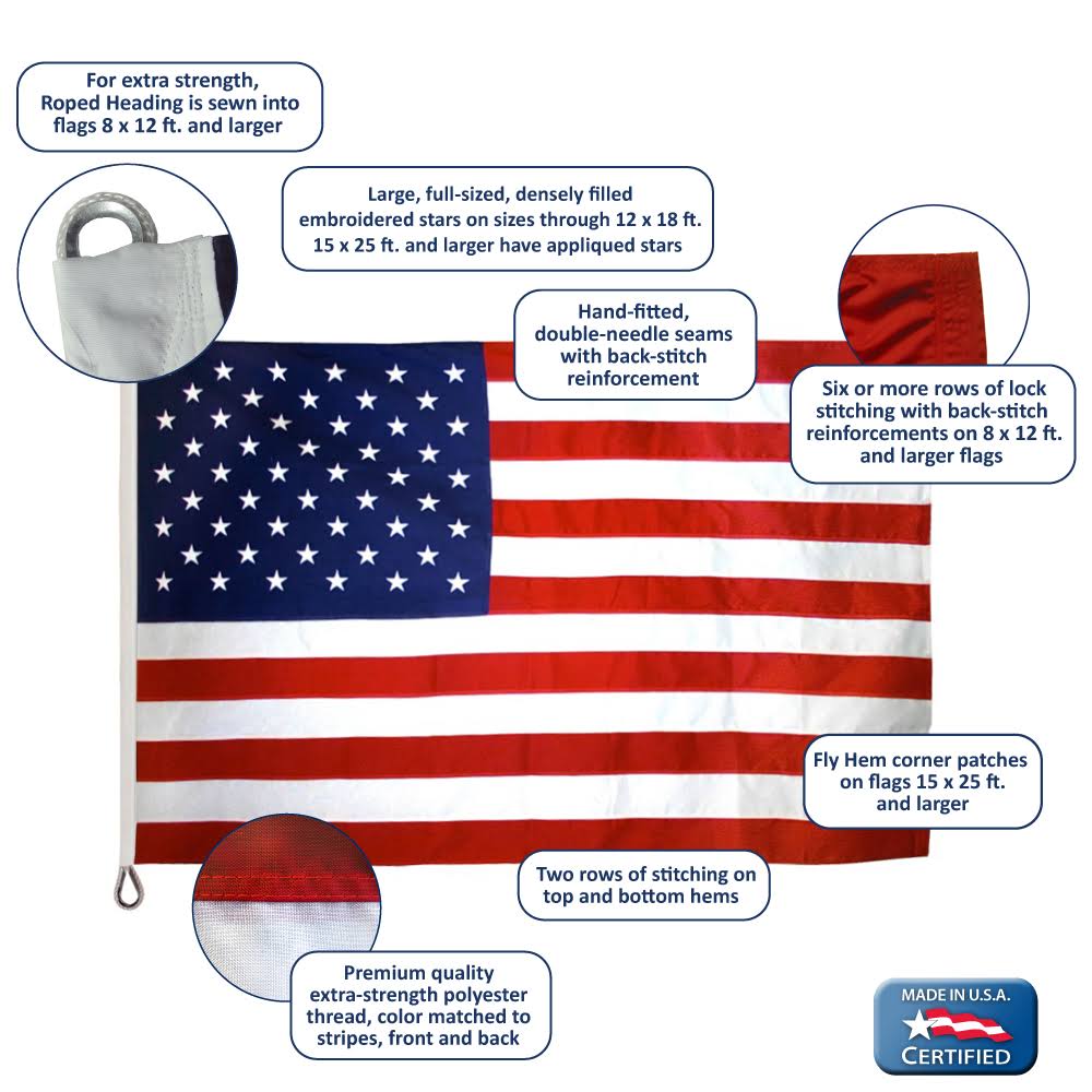 10 x 15 American Flag M56203
