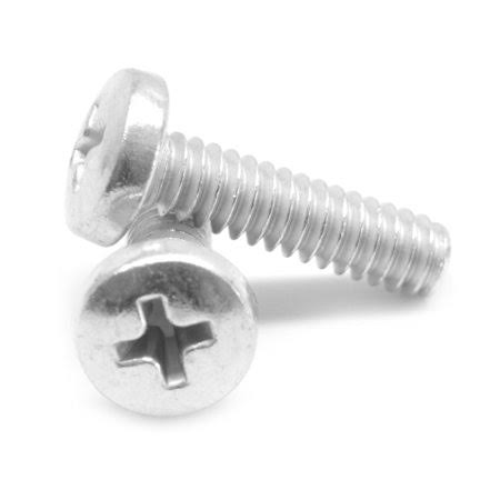 #10-32 x 5/16 Phillips Binder Head Machine Screw Zinc Plated Y3828
