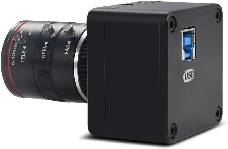 4K USB Camera with 6-12mm Varifocal Manual Lens Webcam K39450