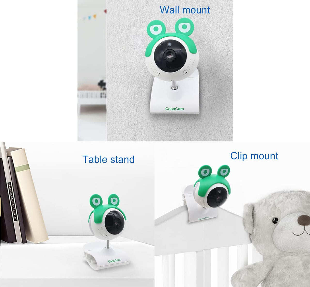 Video Baby Monitor with 5 Touchscreen and HD Clip Camera Y703315