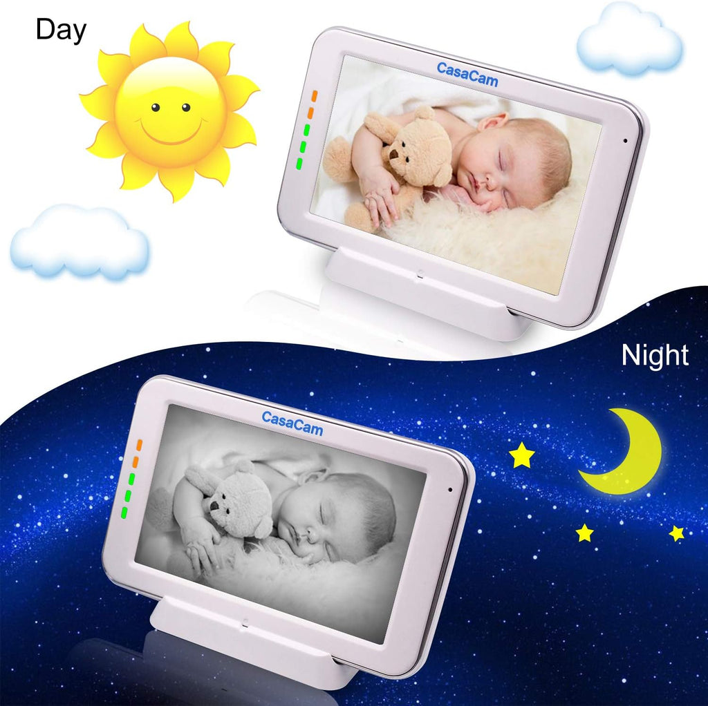 Video Baby Monitor with 5 Touchscreen and HD Clip Camera Y703315