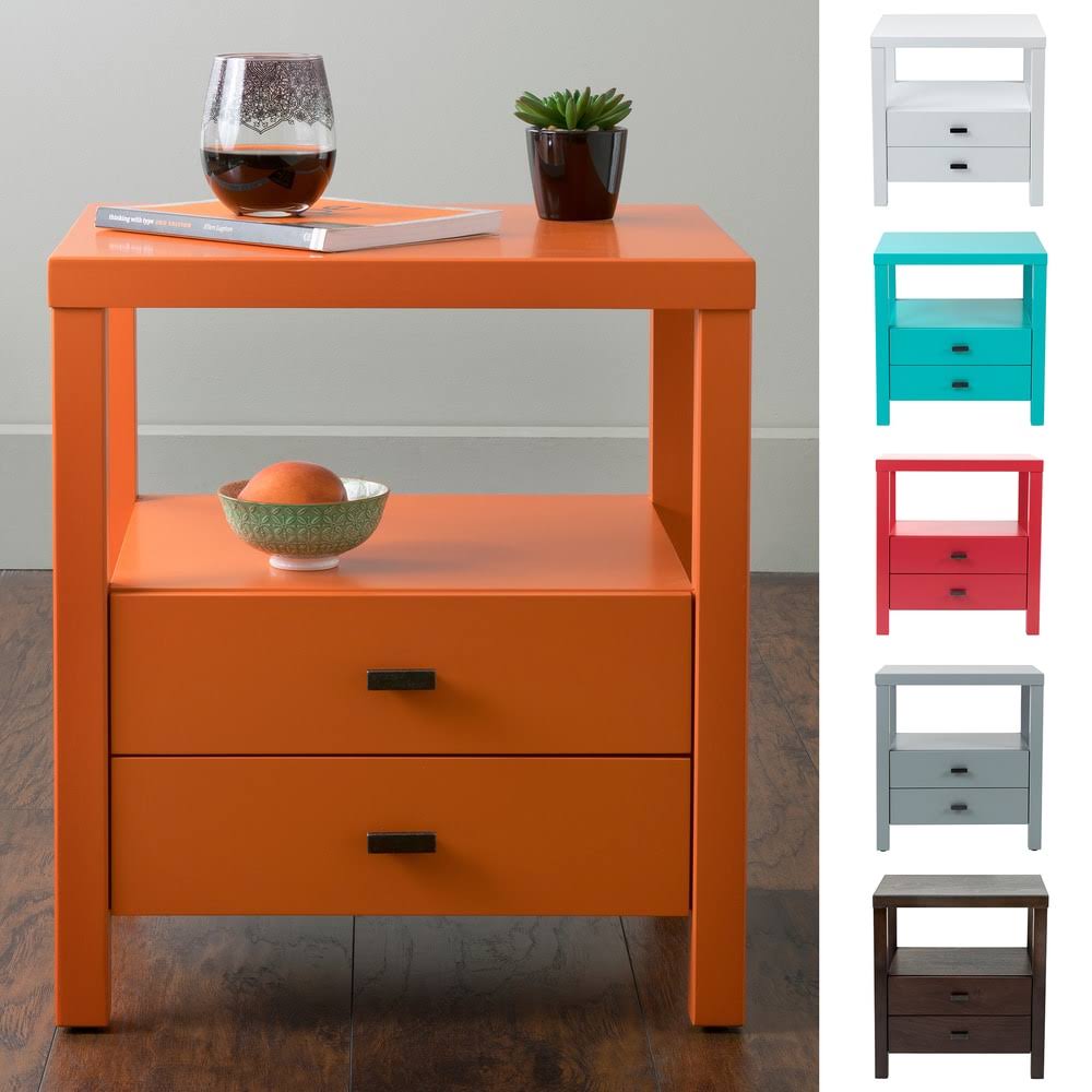 Acacia Accent Table Orange W41573