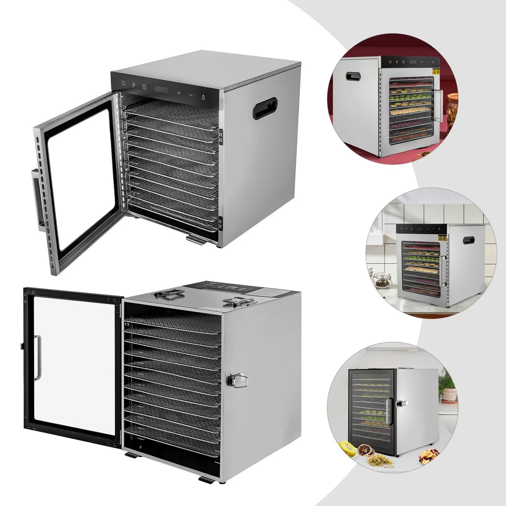 10-Tray Stainless Steel Food Dehydrator L6647