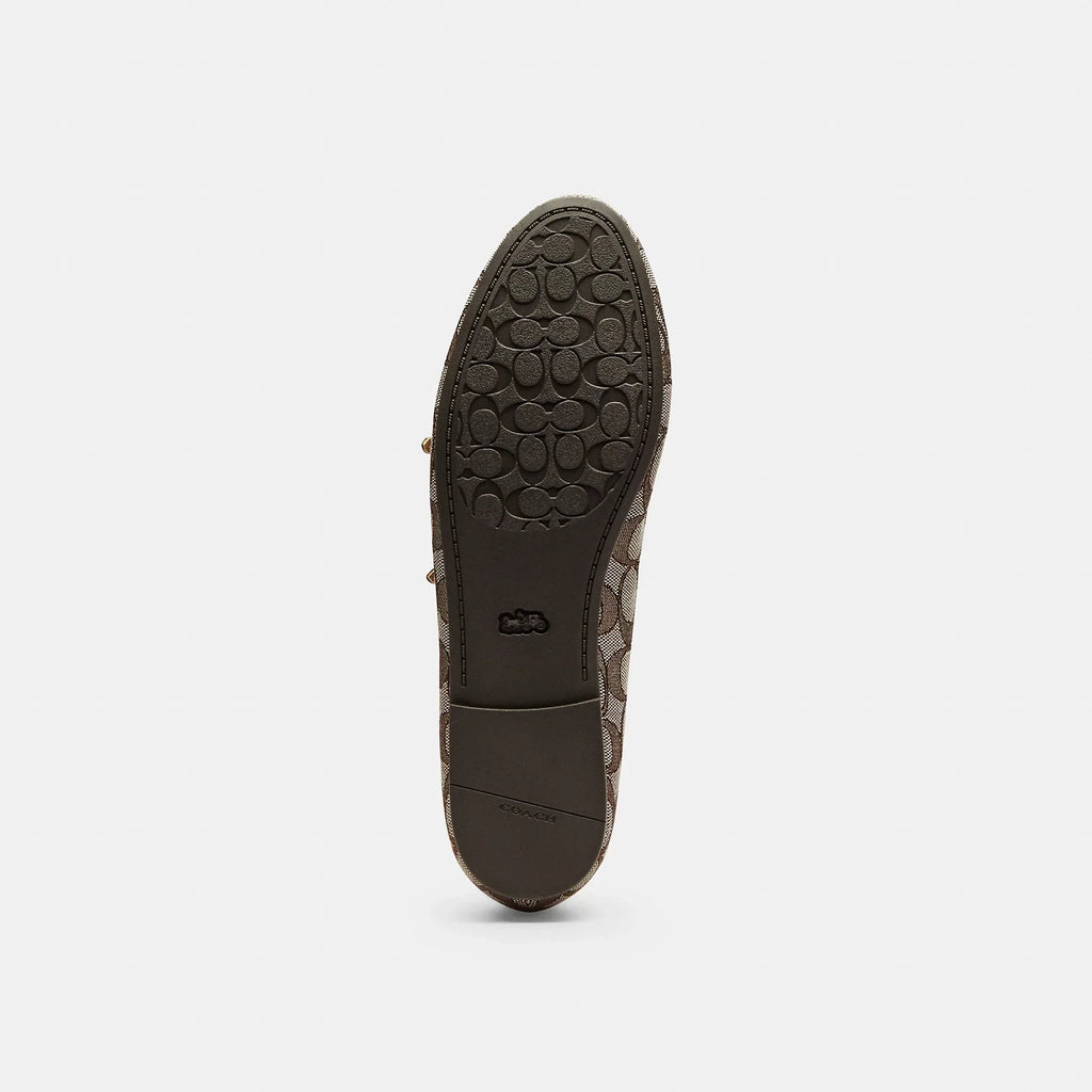 Coach Outlet Double Buckle Mary Jane In Signature Jacquard