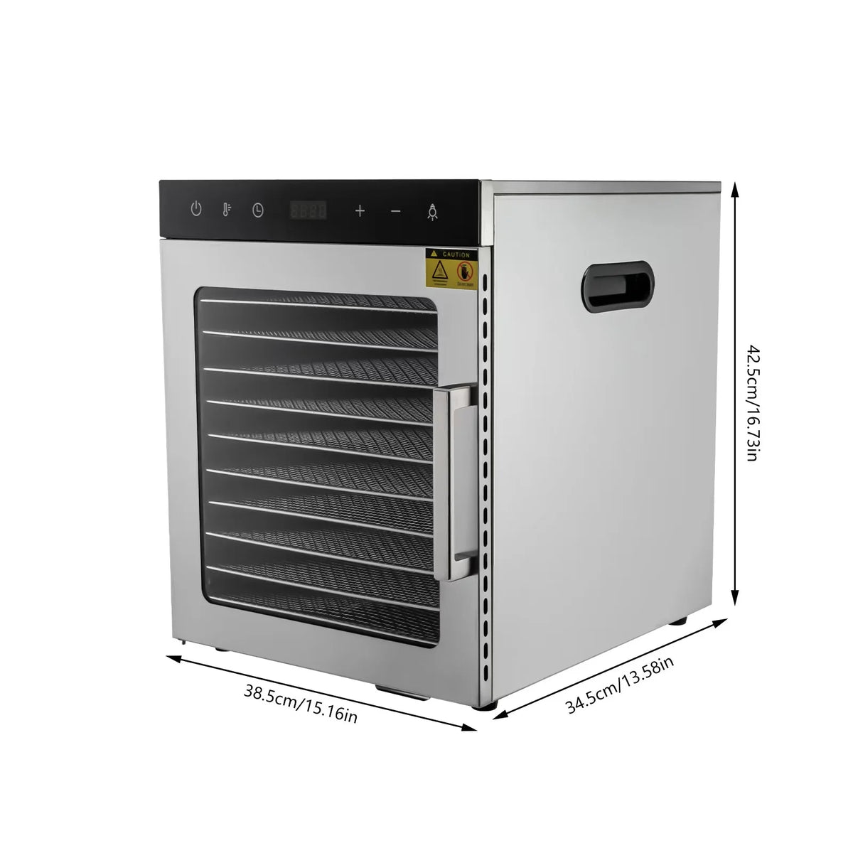 10-Tray Stainless Steel Food Dehydrator L6647