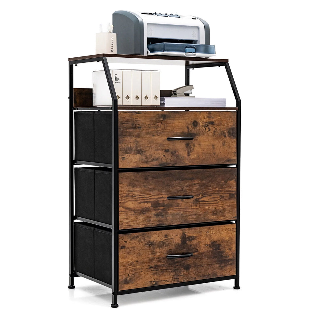 3 Drawer Dresser with Top Shelf J53688