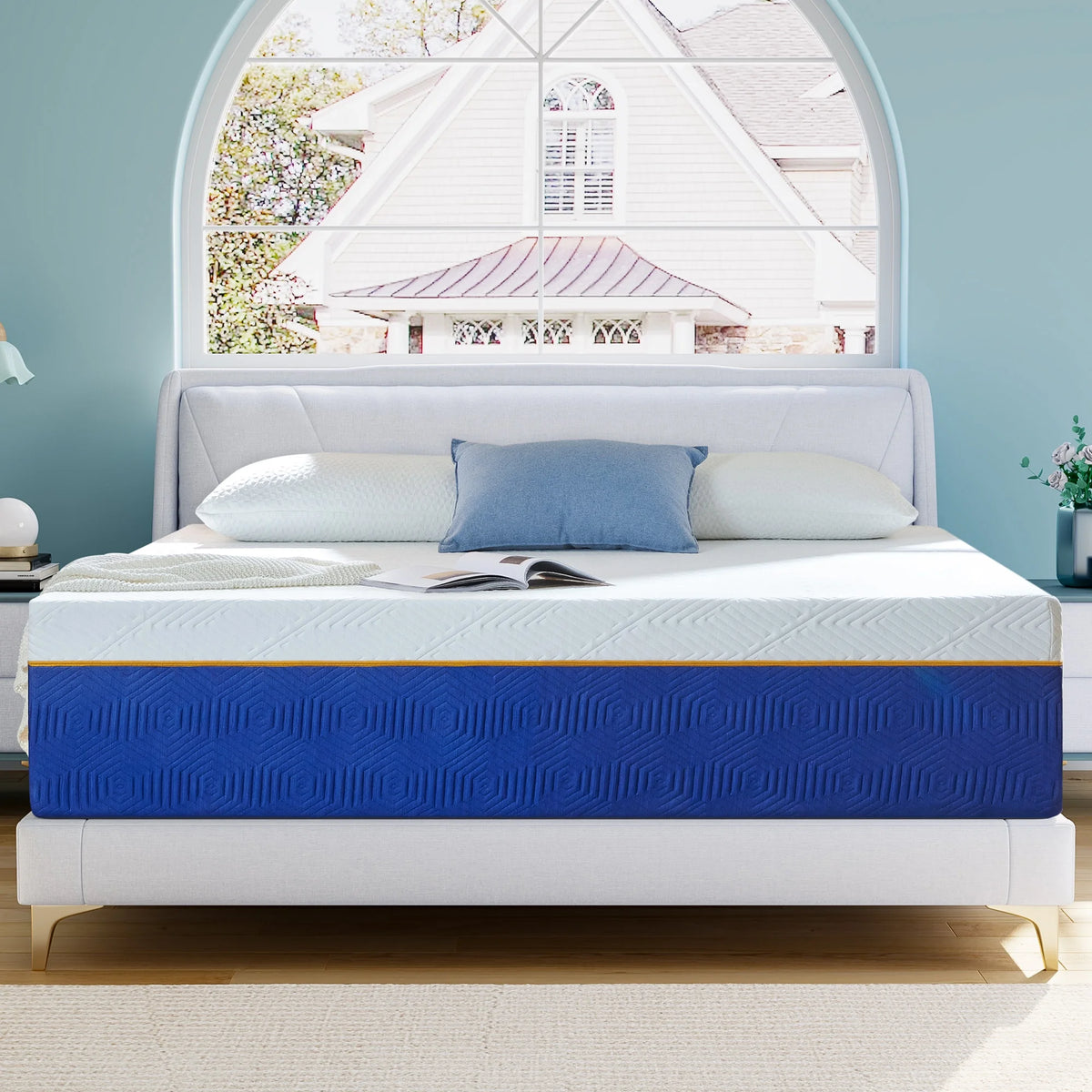 10 inch Cooling-Gel Memory Foam Queen Mattress Z113