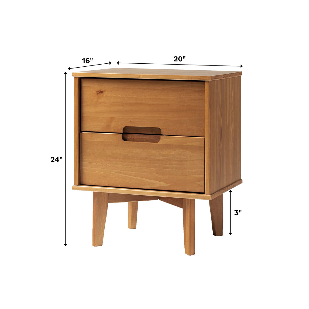 2-Drawer Nightstand H145