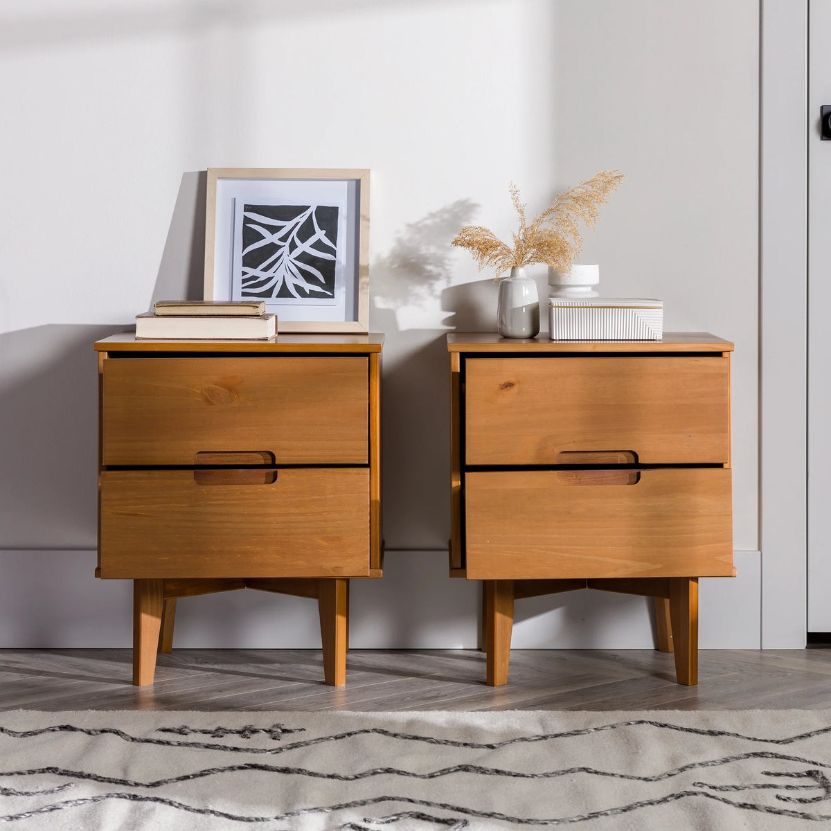 2-Drawer Nightstand H145